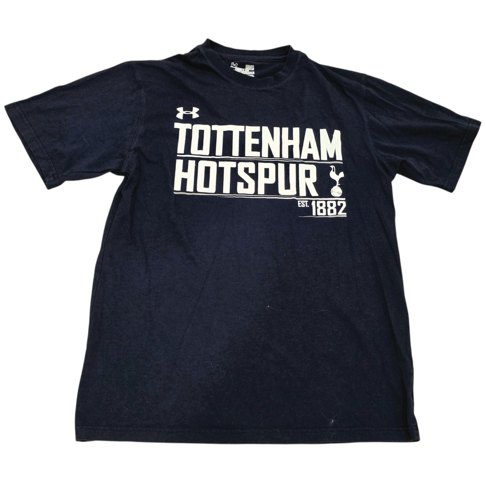 Tottenham Hotspur Under Armour T-Shirt Men's Medium Navy Spurs Soccer EPL 1882